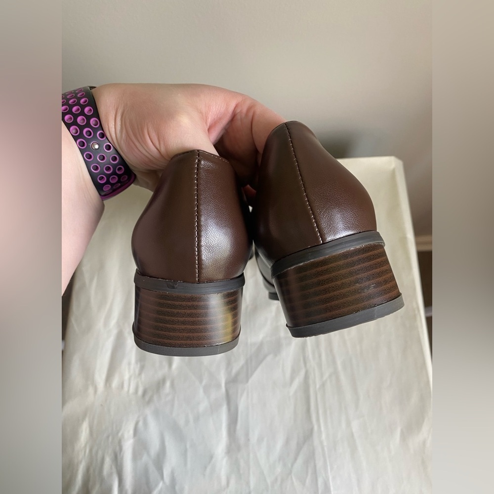 Trotters ash loafers in fudge - Picture 6 of 8